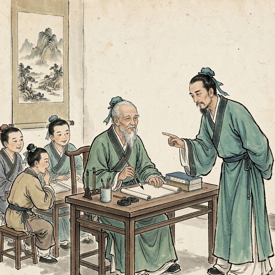 1. 科举受害者典型(士林悲剧)连环画第1格