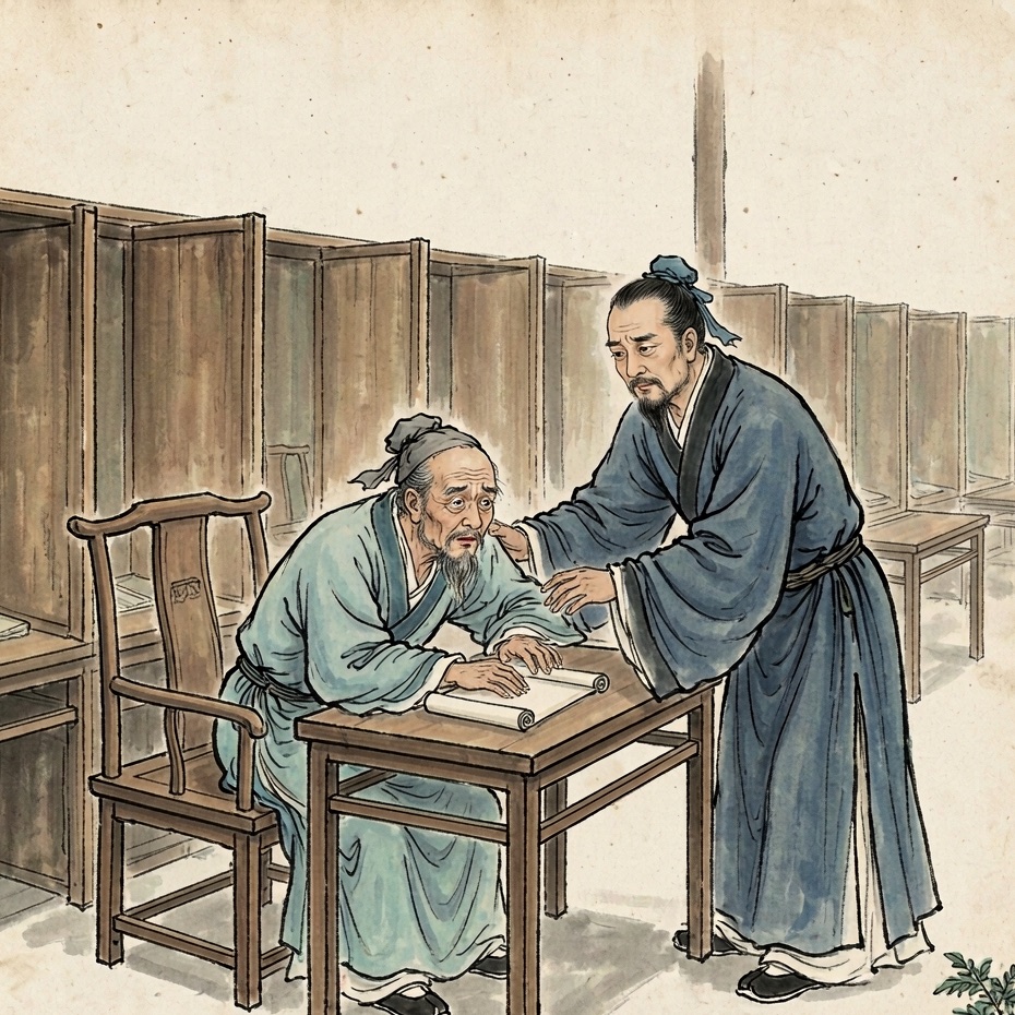 1. 科举受害者典型(士林悲剧)连环画第2格